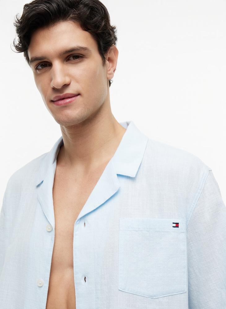TOMMY HILFIGER Bowling Collar Short Sleeve Shirt - Image 3